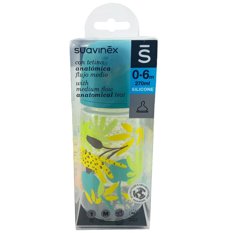 شیشه شیر ارتودنسی 0-6 ماه 270 میل جنگل سواوینکس suavinex — تصویر ۴