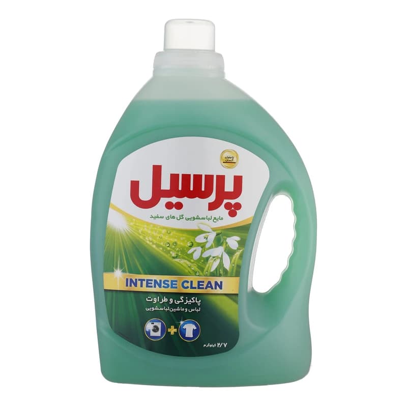 مایع لباسشویی پرسیل مدل گل های سفید وزن 2.7 کیلوگرم — تصویر ۲