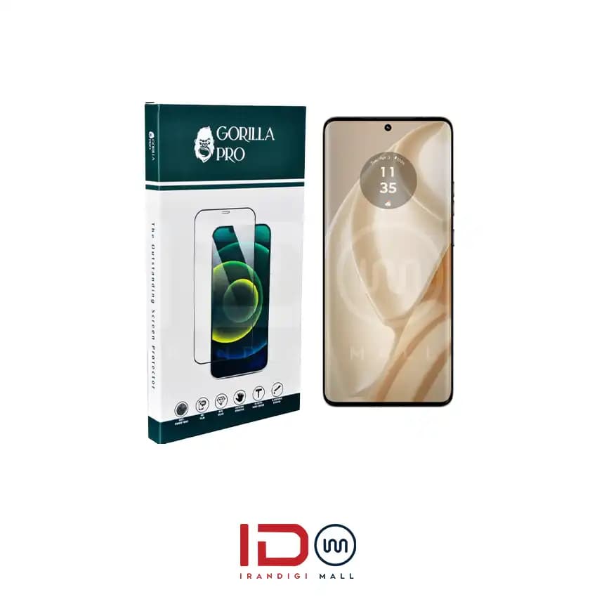 گلس و محافظ هیدروژلی (شفاف) بدنه گوشی موتورولا مدل Motorola edge 50 — تصویر ۲