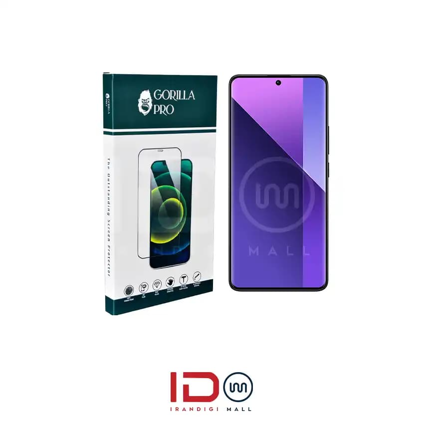 گلس و محافظ هیدروژلی (شفاف) بدنه گوشی شیائومی مدل Redmi Note 13 Pro Plus