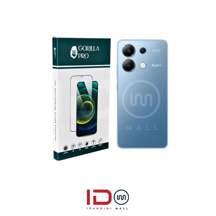 گلس و محافظ هیدروژلی (شفاف) بدنه گوشی شیائومی مدل Redmi Note 13
