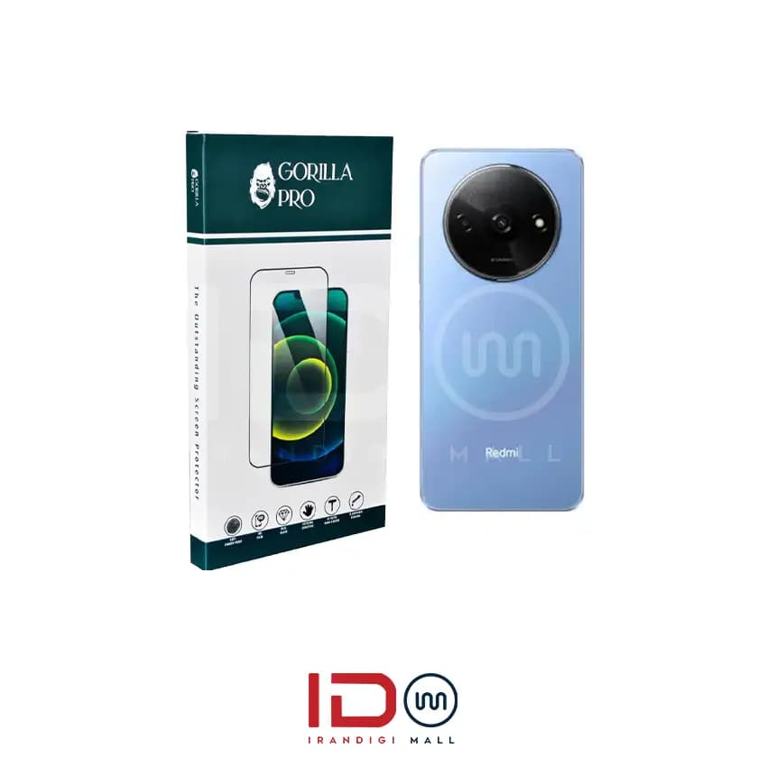 گلس و محافظ هیدروژلی (شفاف) بدنه گوشی شیائومی مدل Redmi A3
