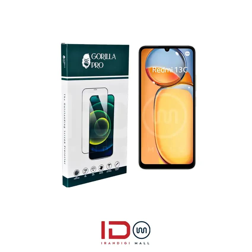 گلس و محافظ هیدروژلی (شفاف) بدنه گوشی شیائومی مدل Redmi 13C 5G — تصویر ۲