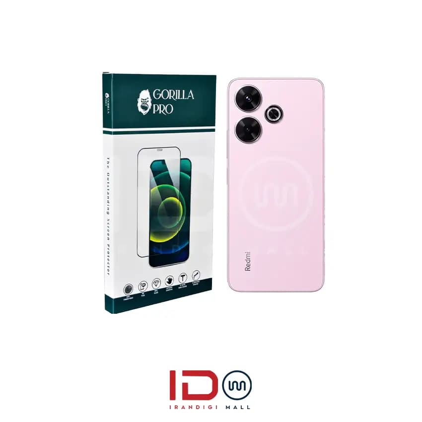 گلس و محافظ هیدروژلی (شفاف) بدنه گوشی شیائومی مدل Redmi Note 13R