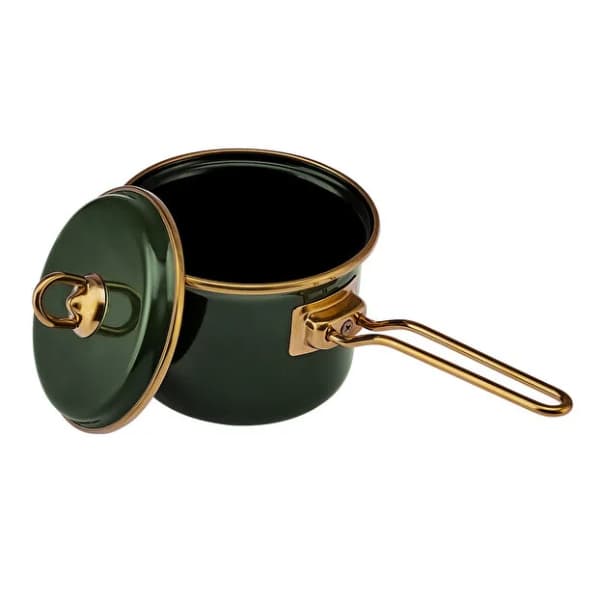 قابلمه شیر جوش لعابی سایز 9 امسان مدل Artisan — تصویر ۲