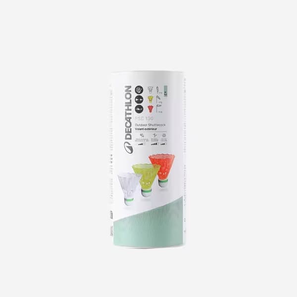 توپ بدمینتون دکتلون مدل PSC 130 V2 بسته 3 عددی