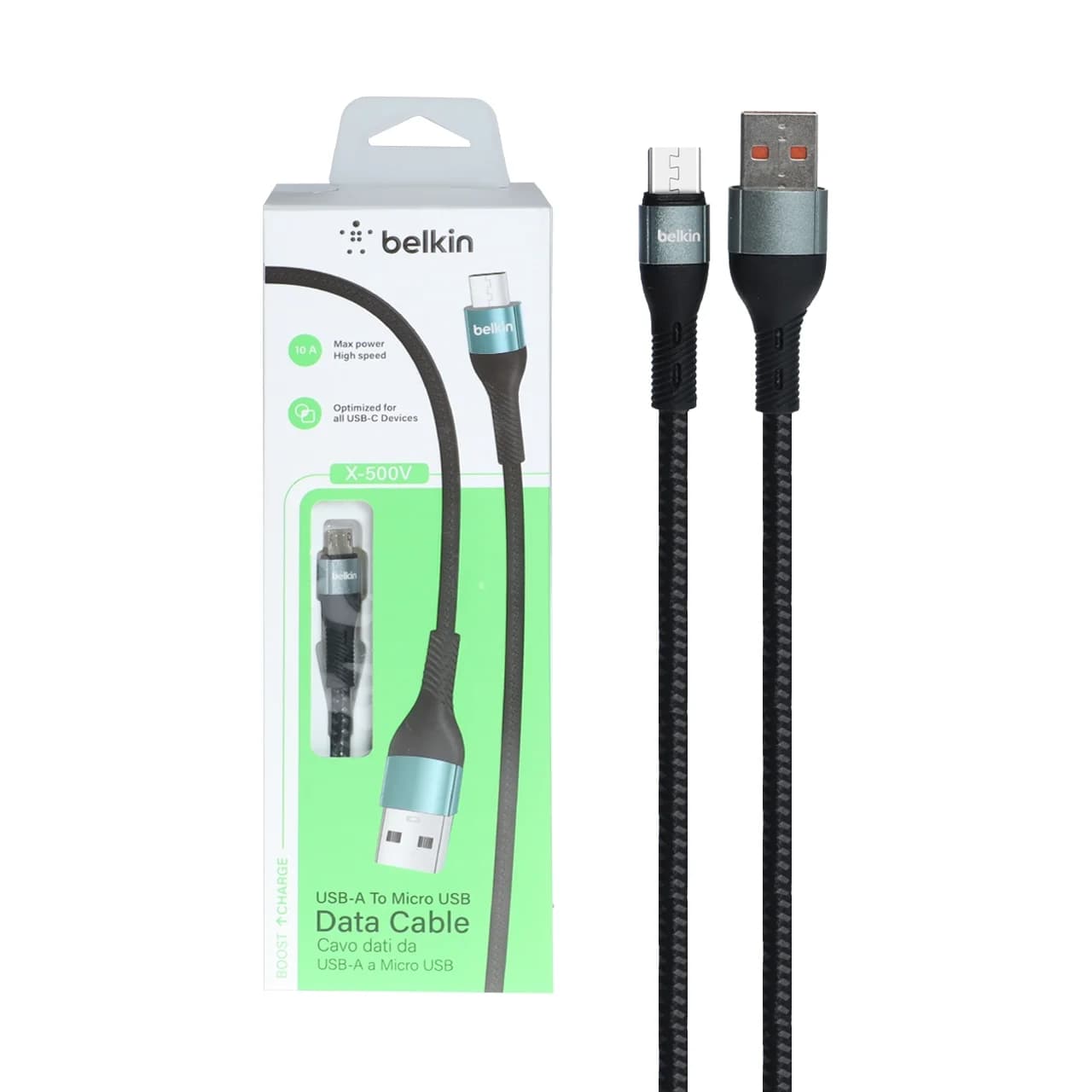 کابل شارژ اندروید Belkin مدل X-500V – مشکی