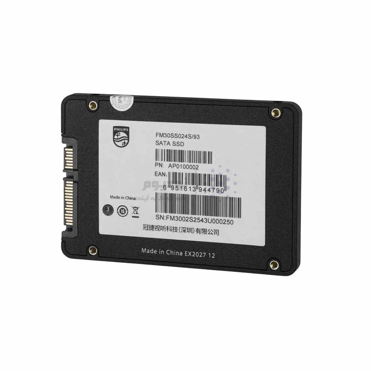 هارد Philips SSD مدل FM30SS048S/93 ظرفیت 480GB – مشکی (گارانتی IPM) — تصویر ۳
