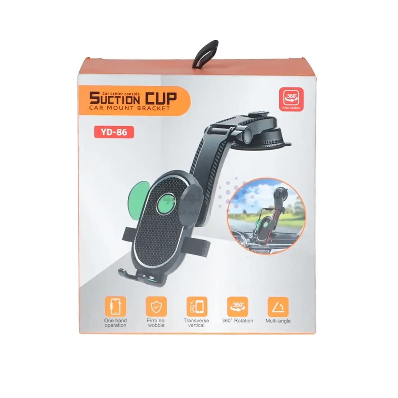 هولدر گوشی موبایل پایه دار Suction Cup مدل YD-86 – مشکی – RYL — تصویر ۵