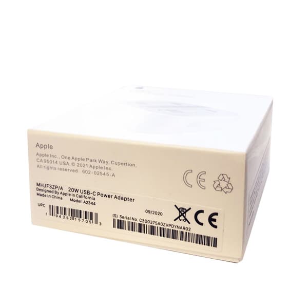 شارژر دیواری اصل چین 20 وات اپل مدل A2344 — تصویر ۳