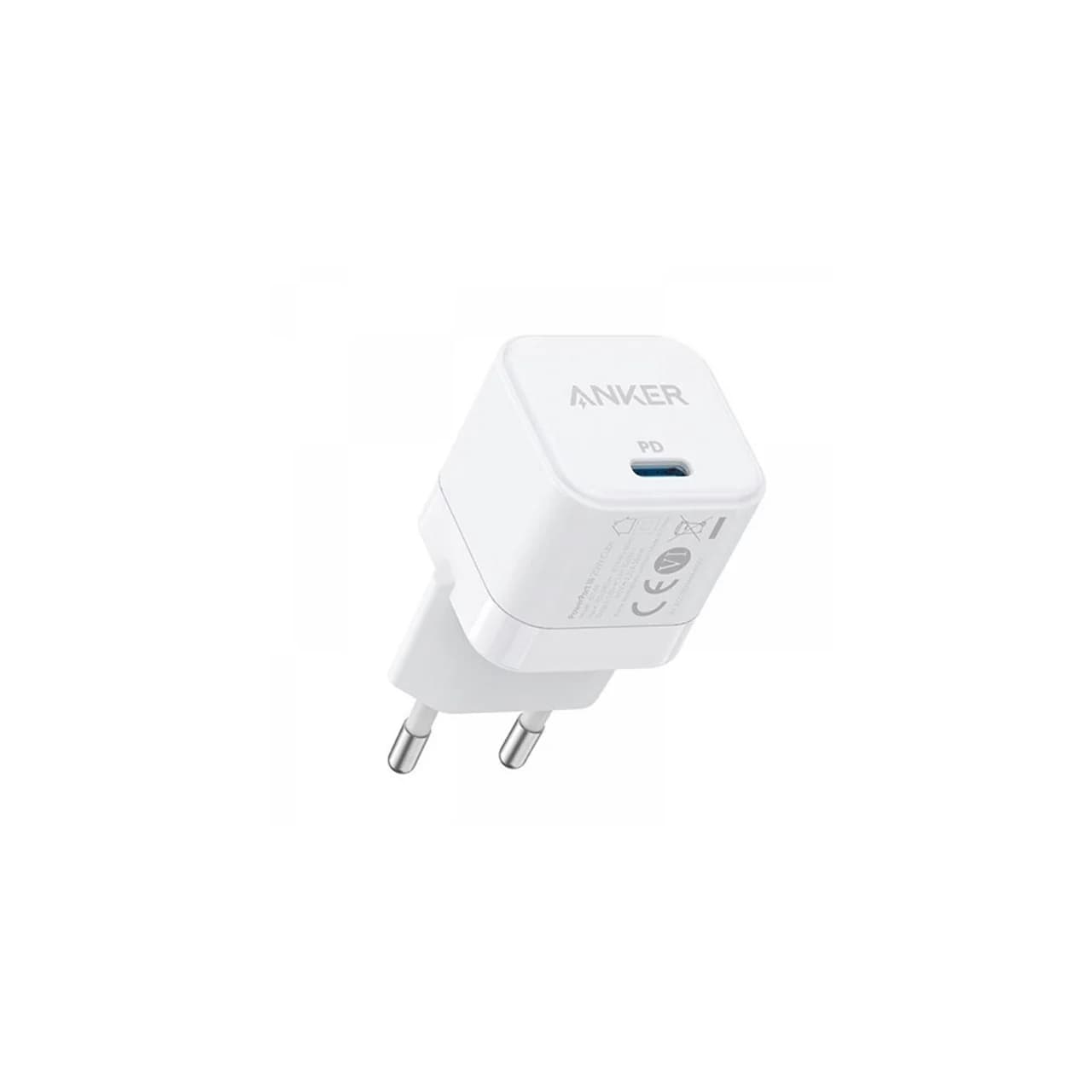 شارژر دیواری PD و فست تک پورت ANKER مدل A2149L23 20W – سفید (گارانتی شش ماهه شرکتی)