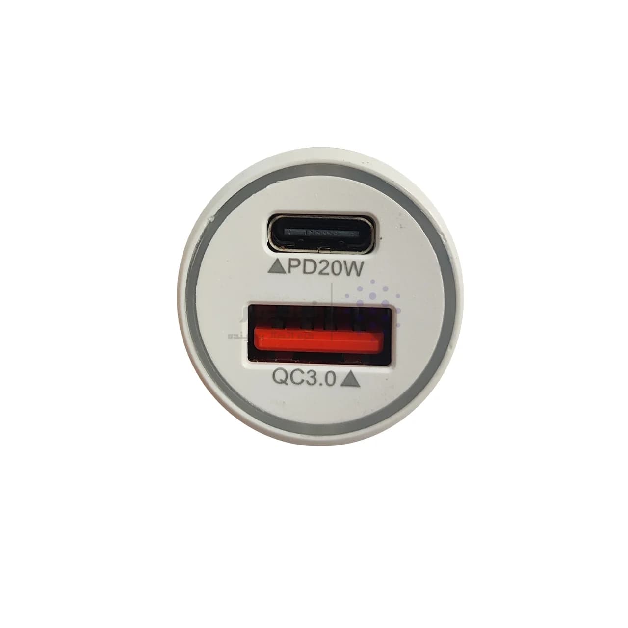 شارژر فندکی PD و فست دو پورت مدل AK-243 45W – سفید – RYL — تصویر ۳