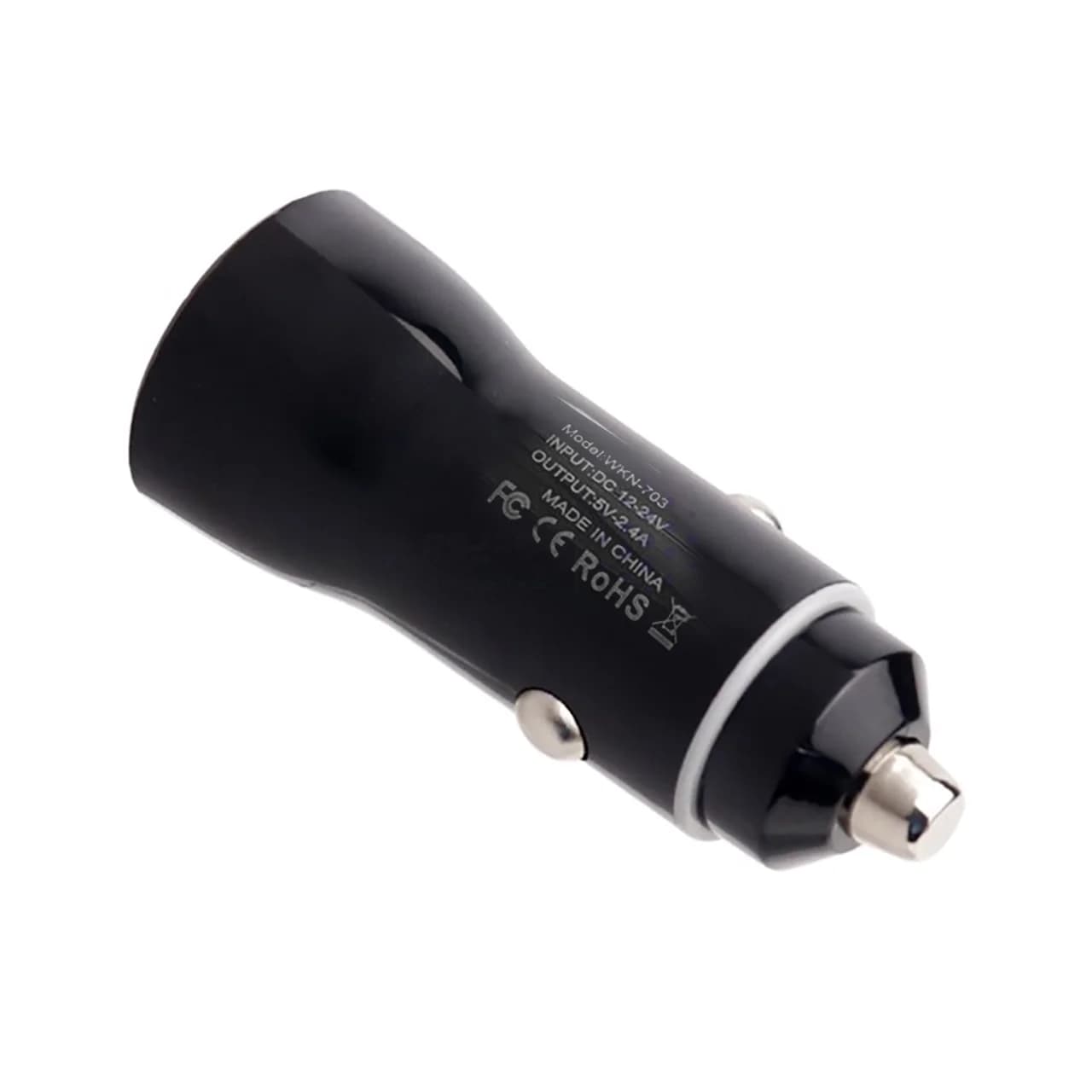 شارژر فندکی PD و فست دو پورت مدل WKN-703 20W – مشکی – RYL — تصویر ۲