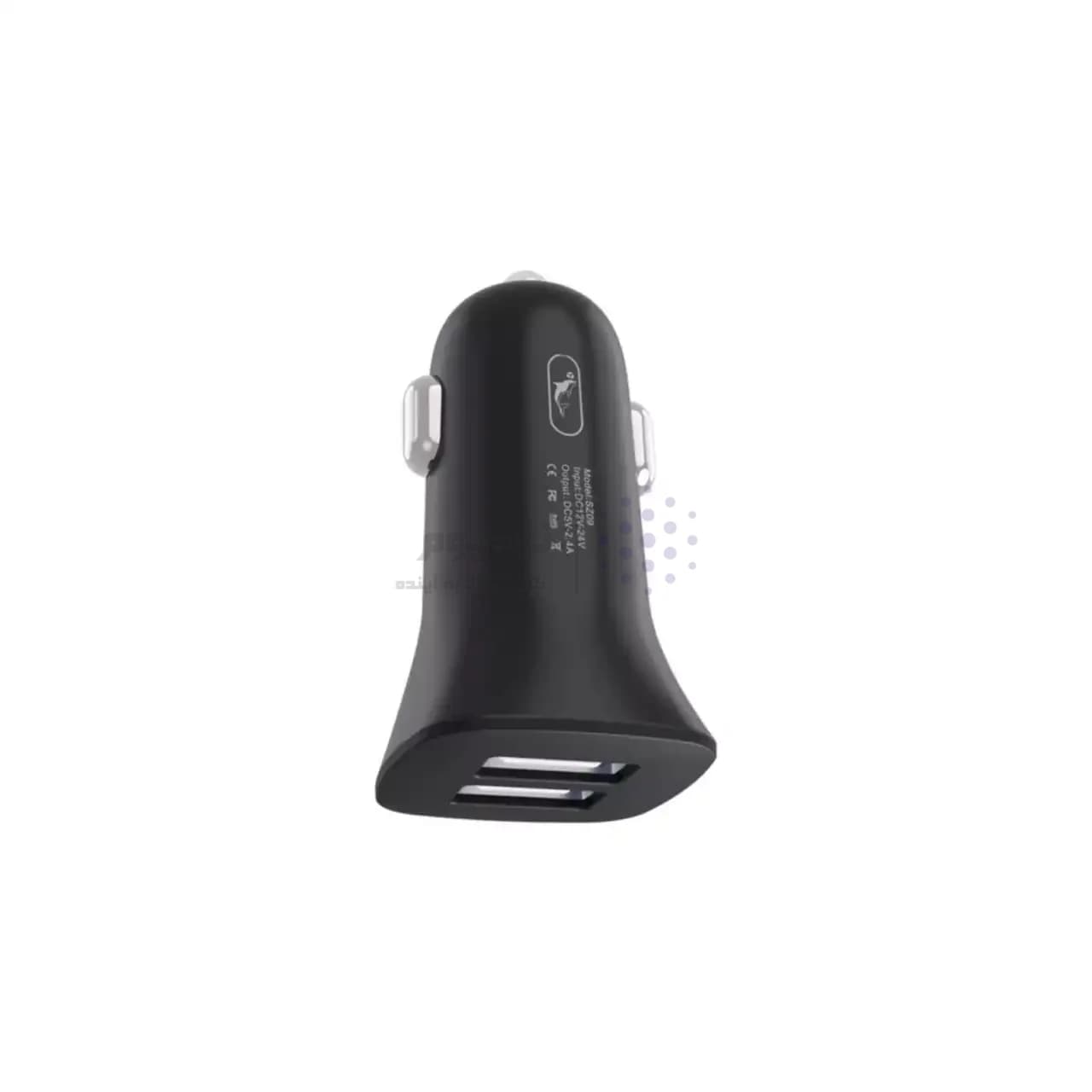 شارژر فندکی فست دو پورت SKYDOLPHIN مدل SZ09 15W – مشکی – RYL — تصویر ۴