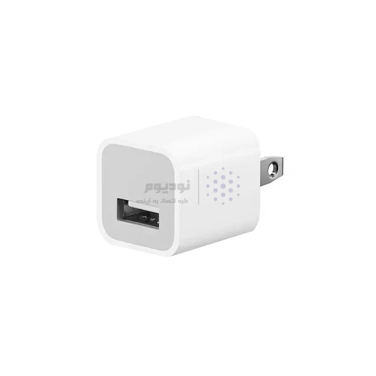 شارژر دیواری تک پورت Apple مدل MD810LL/A 5W – سفید – MMX — تصویر ۲