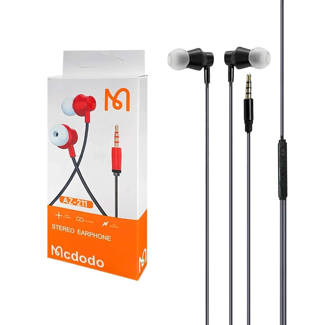 هندزفری با سیم Mcdodo مدل AZ-211 – مشکی – RYL