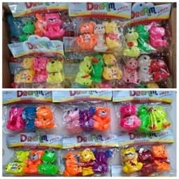 تاتی کودک اسباب بازی عروسک بوقی عروسک سیلیکونی عروسک نرم عروسک صدا پوپت پاپت پاپیت جغجغه بوقی اسباب بازی نوزادی — تصویر ۳