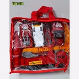 ست اسباب بازی ماشین و هلیکوپتر و سرباز ارتشی نظامی و آتش نشانی 10 قطعه و 20 قطعه ساخت ایران آتاتویز — تصویر ۵