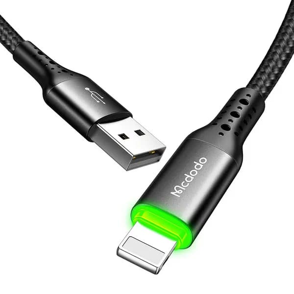 کابل شارژ و دیتا USB به لایتنینگ مک دودو با قطع کن خودکار مدل CA-7410 طول 1.2 متر (مخصوص آیفون) — تصویر ۳