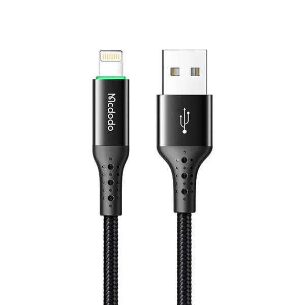 کابل شارژ و دیتا USB به لایتنینگ مک دودو با قطع کن خودکار مدل CA-7410 طول 1.2 متر (مخصوص آیفون)