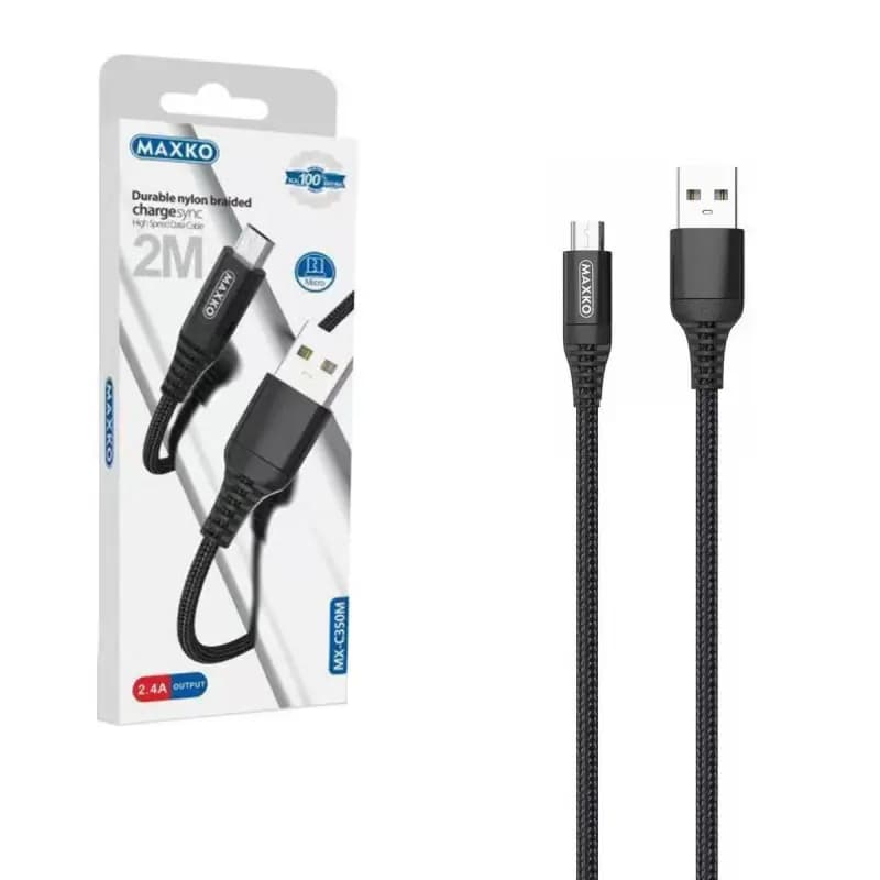کابل 2 متری MICRO 2.4A مکسکو مدل MX-C350M