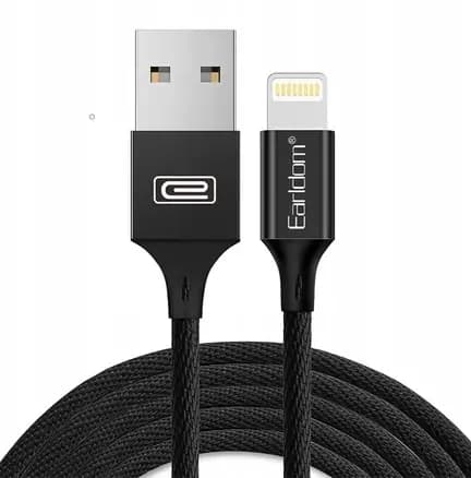 کابل تبدیل USB به لایتنینگ ارلدام مدل EC-015i طول 1 متر — تصویر ۵