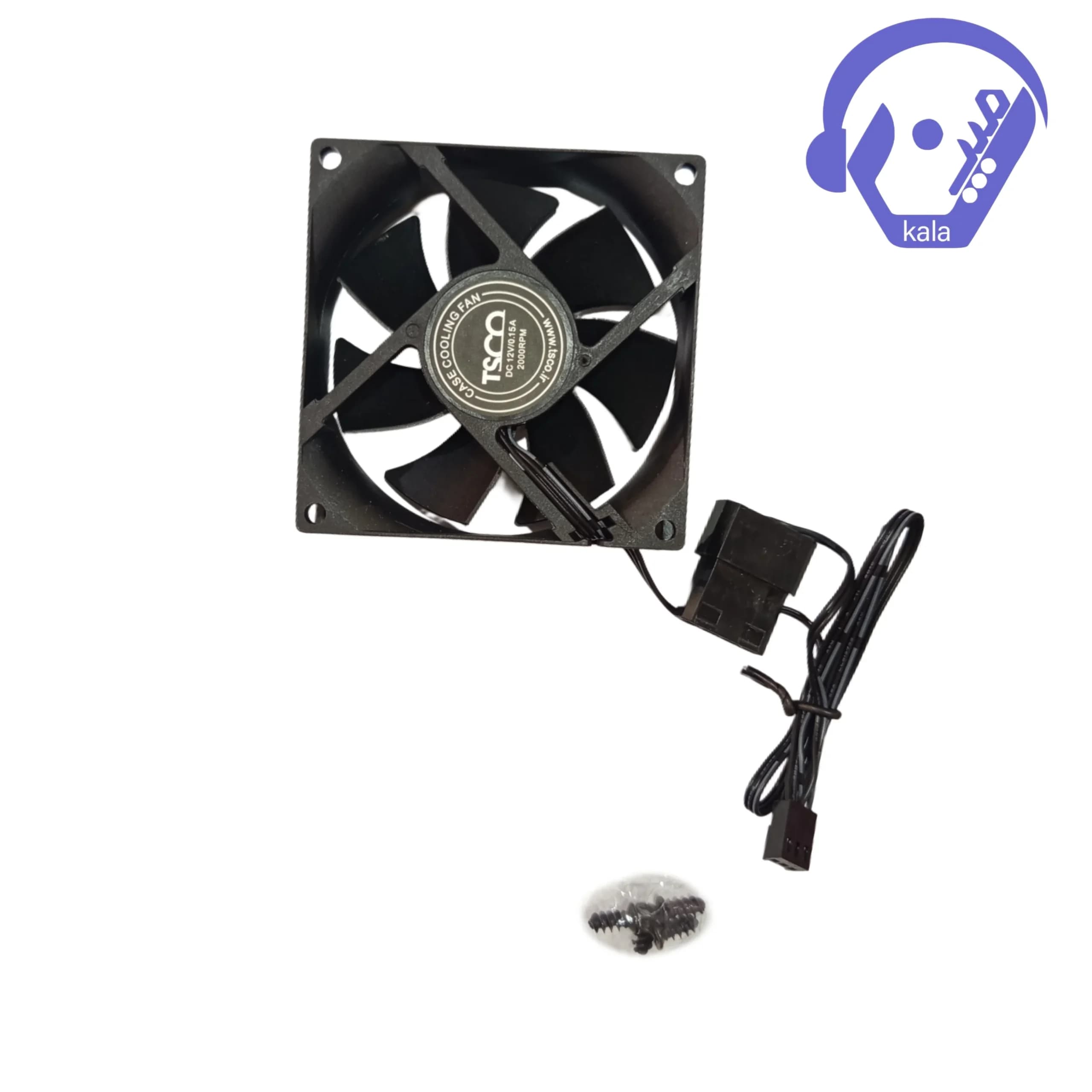 فن خنککننده کیس کامپیوتر تسکو (TSCO) مدل T FAN 02 (سایز ۸۰ میلیمتر) — تصویر ۲