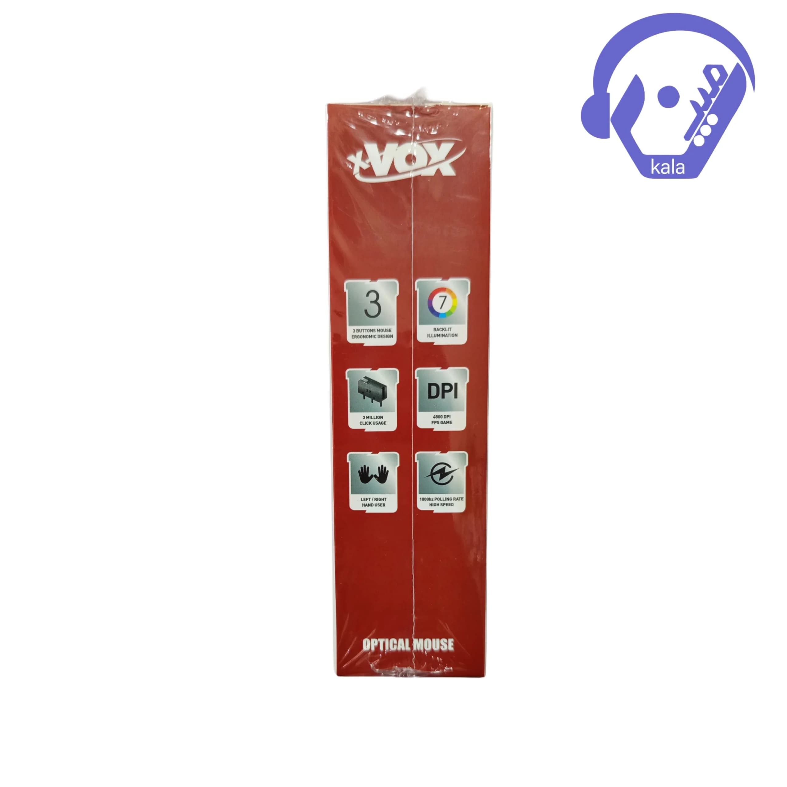 موس گیمینگ سیمی وکس (VOX) مدل G4000 (The Line) — تصویر ۴