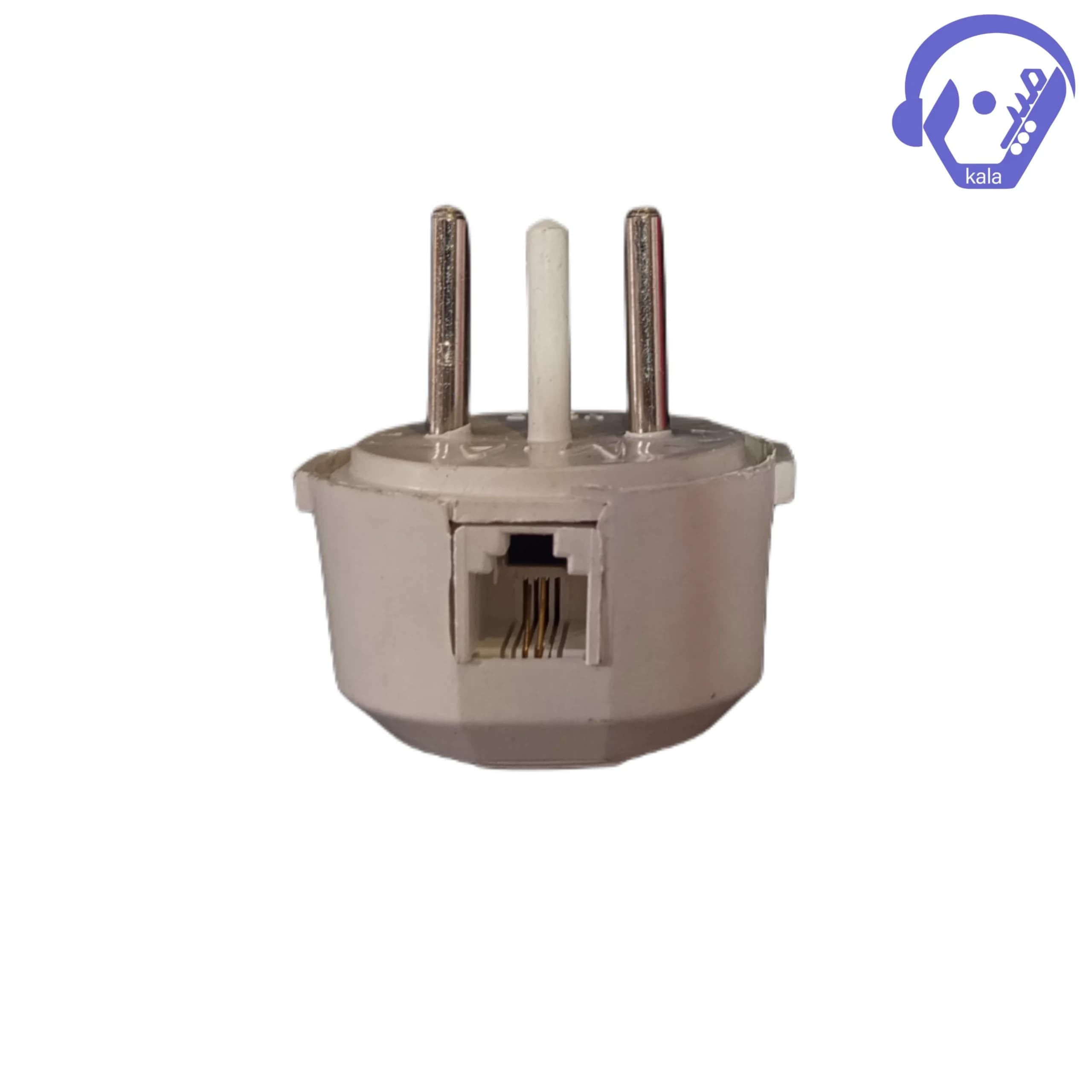 مبدل (آداپتور) دو شاخ خط تلفن دیواری به جک RJ11 برند M.A NOOR