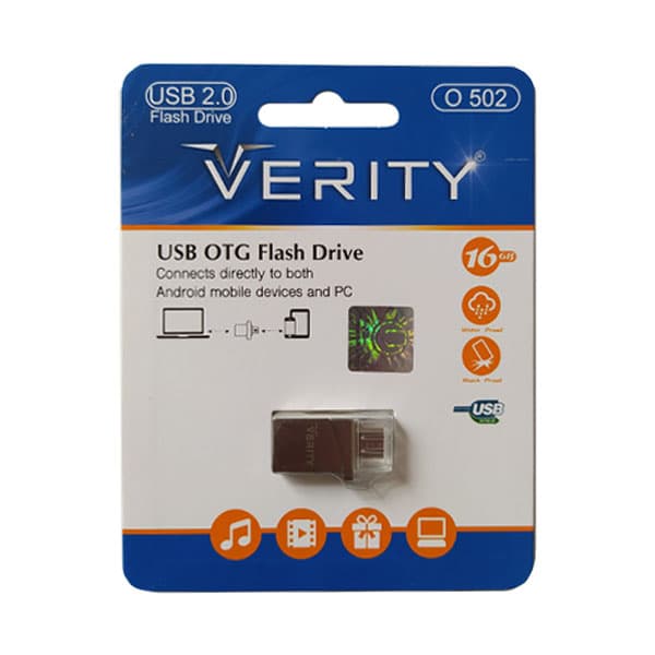 فلش مموری 16G و OTG وریتی مدل O 502