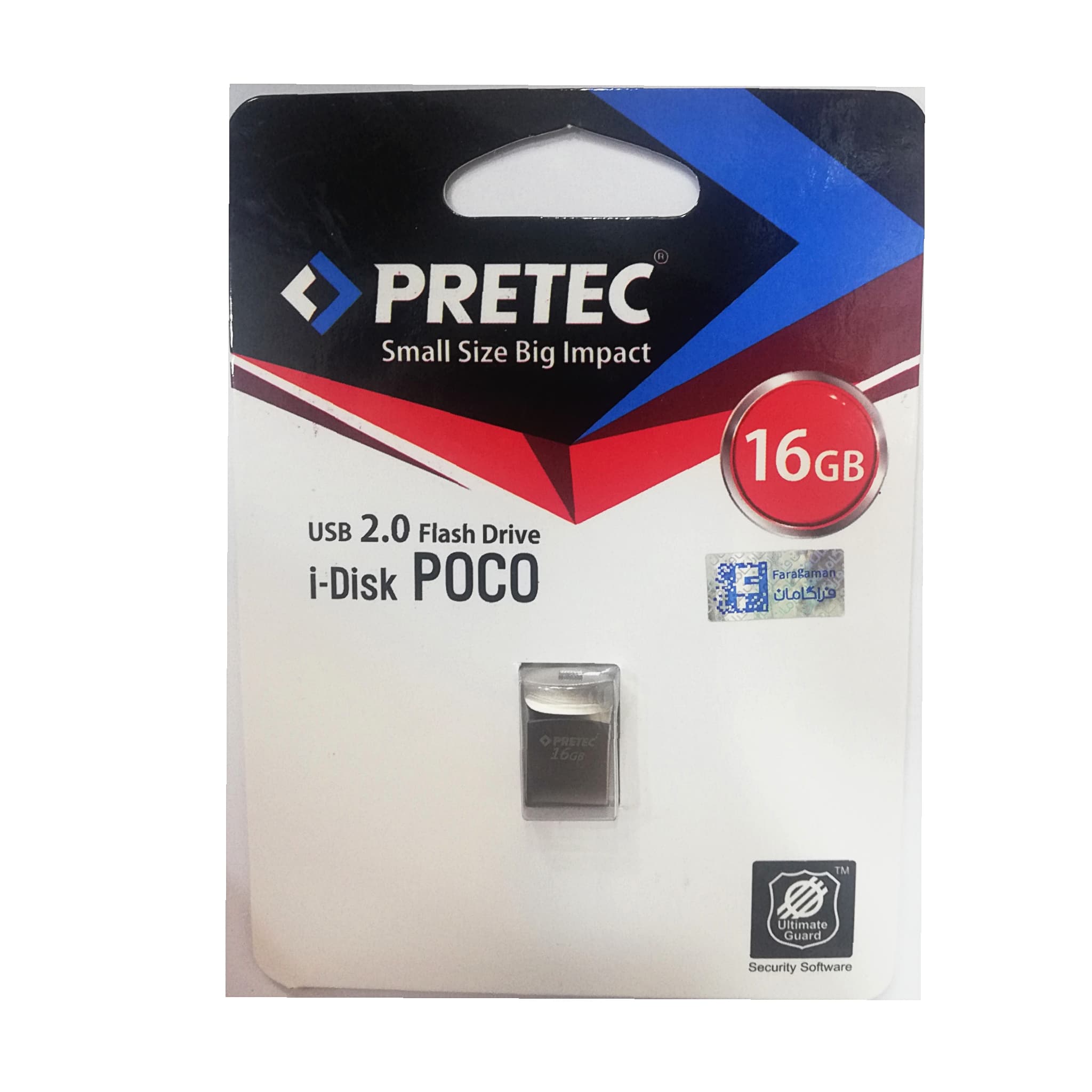 فلش مموری 16 گیگ PRETEC مدل POCO I-Disk
