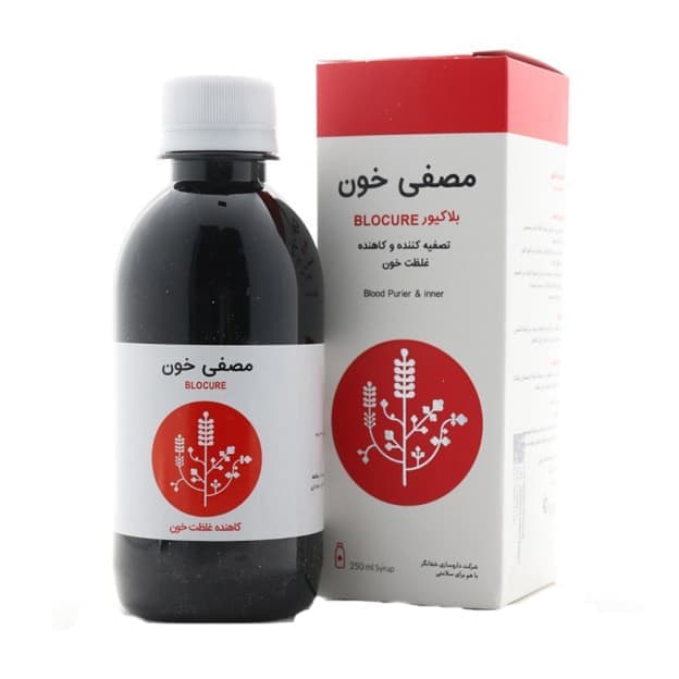 شربت مصفی خون بلاکیور شفانگر (shefanegar) 250 میلی لیتر