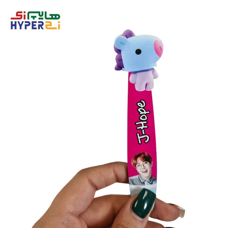 بوک مارک فانتزی چوبی (نشانگر کتاب) مدل J-Hope — تصویر ۲