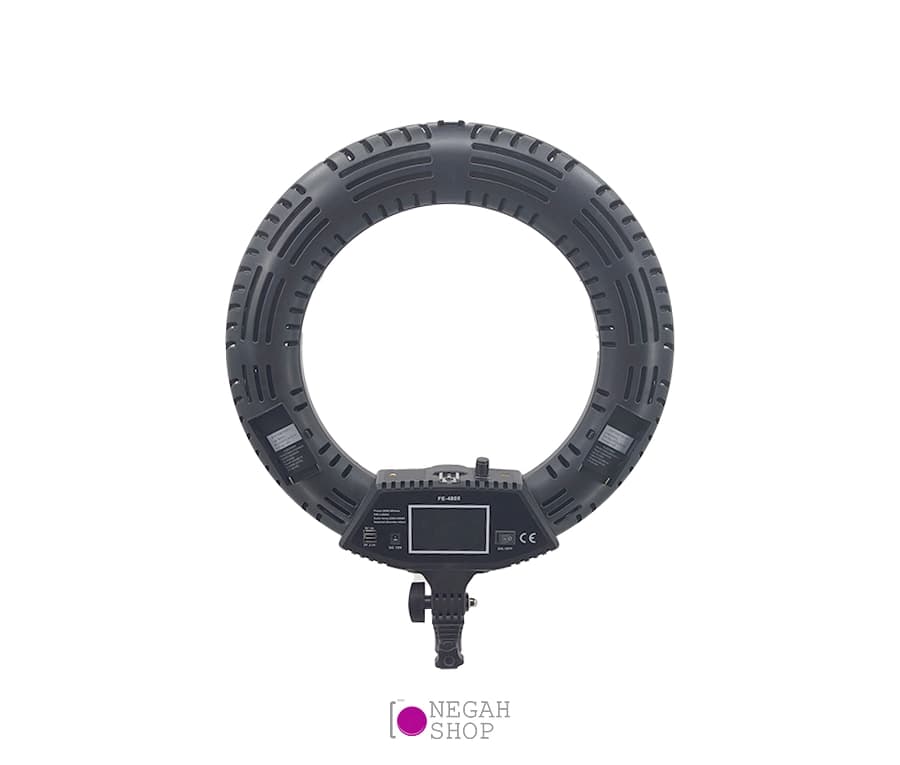 رینگ لایت زئوس Zeus FE-480II با آینه و هولدر موبایل — تصویر ۴
