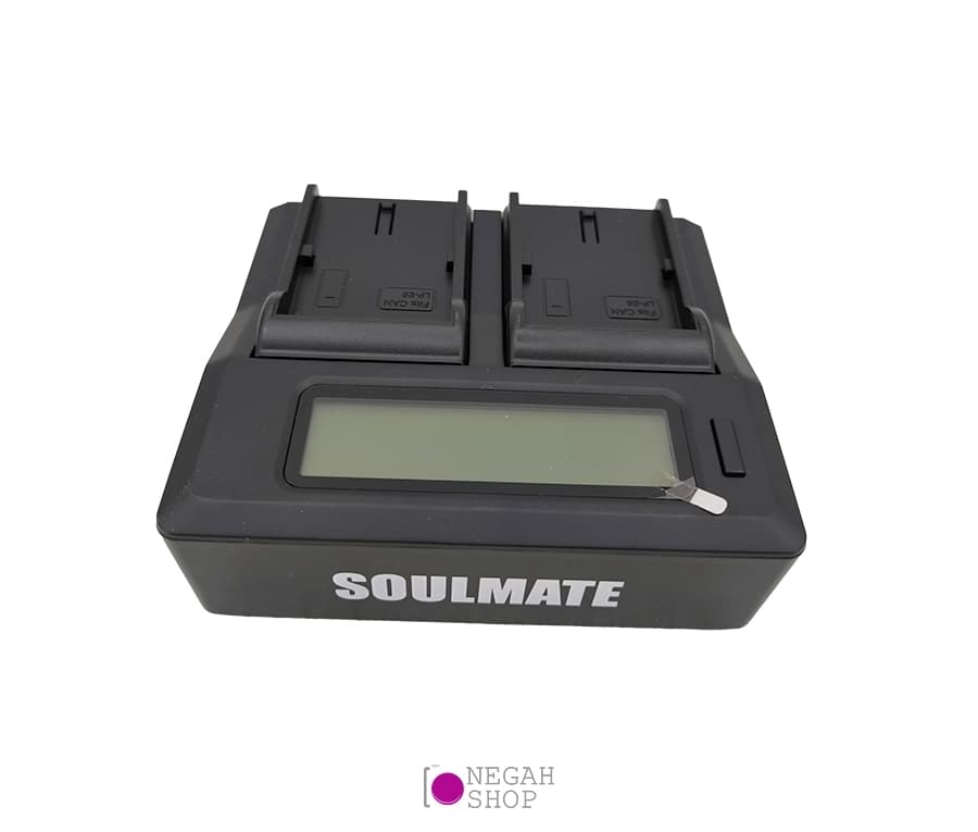 شارژر دوبل Soulmate مناسب باتری LP-E6 — تصویر ۶