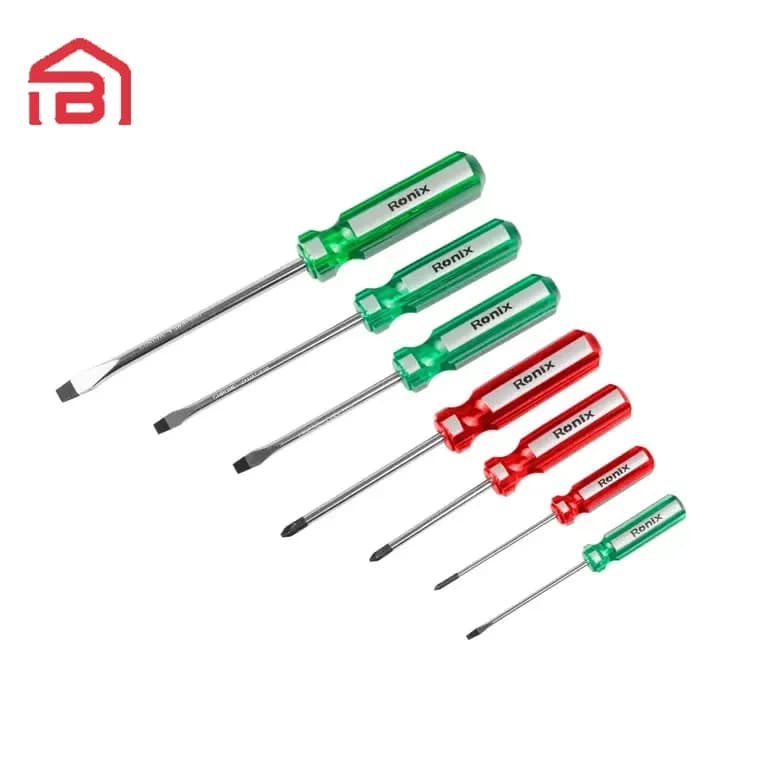 پیچ‌گوشتی ۷ عددی رونیکس RH-2702 – ارگونومیک و حرفه‌ای