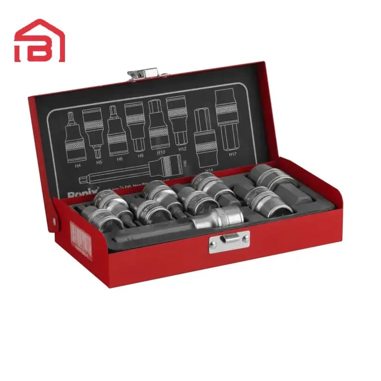 جعبه بکس 1/2 اینچ 6 گوش 9 پارچه رونیکس مدل RH-2692