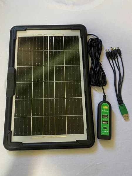 پنل خورشیدی cclamp 12w مدل CL-0612 شارژر خورشیدی | شارژر سولار | solar panel 12 w cclamp cl_0612 — تصویر ۳