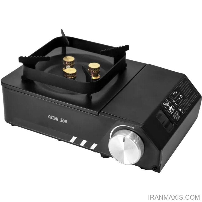 اجاق گاز مسافرتی گرین لاین مدل FLAMO سه شعله ۲۱۰۰ وات | Green Lion Flamo 3 Burner