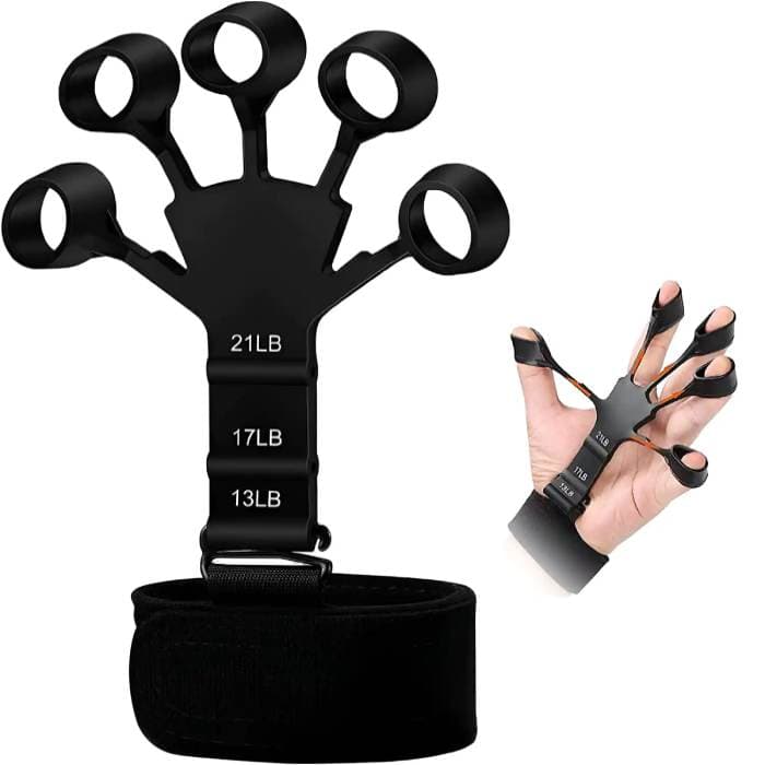 کش تقویت انگشت سه کاره گریپستر وارداتی Silicone Finger Trainer | Morning Sun — تصویر ۵