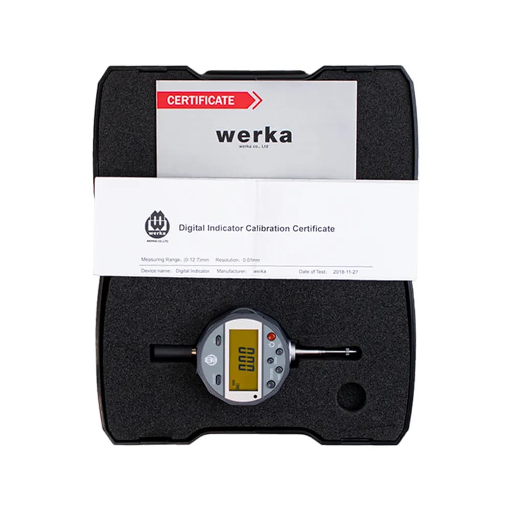 ساعت اندیکاتور دیجیتال 12.7 میلی متر مدل Werka 221-8128 — تصویر ۴