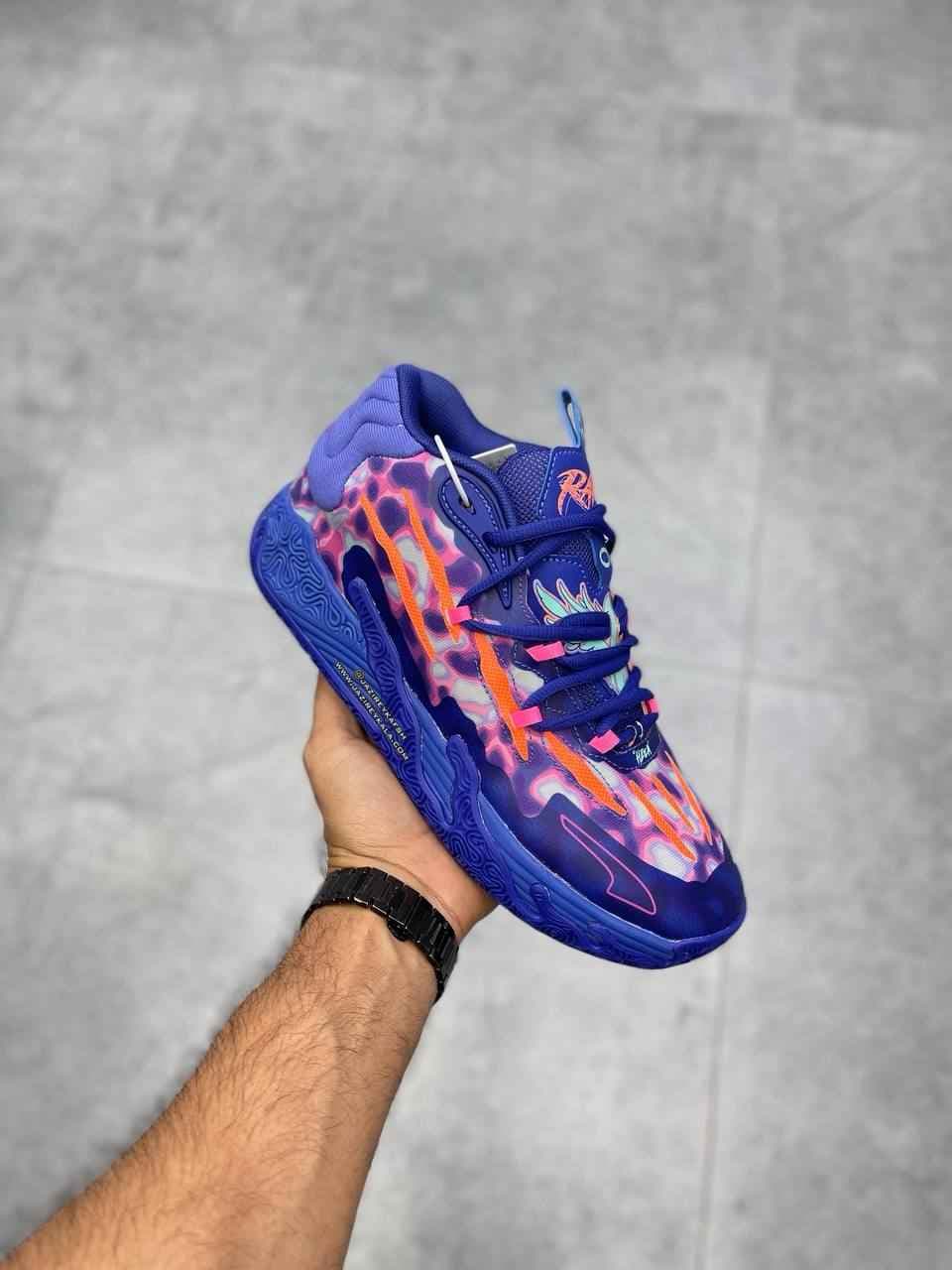 کتانی پوما دیپ puma dip rare قرمز و بنفش