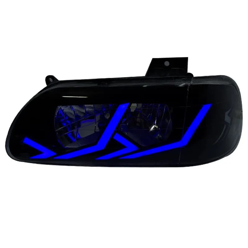 چراغ جلو خودرو گروه پژوهش صنعت مدرن مدل Lambo-Blue مناسب برای پراید بسته دو عددی — تصویر ۴