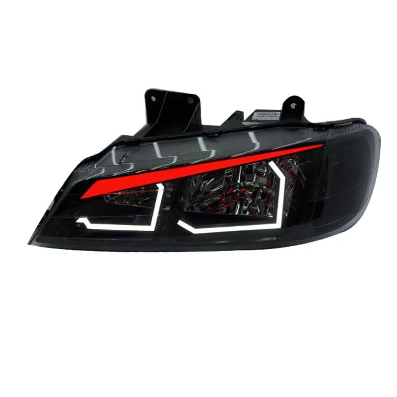 چراغ جلو خودرو گروه پژوهش صنعت مدرن مدل Bmw-WR-B مناسب برای پژو پارس بسته دو عددی — تصویر ۳