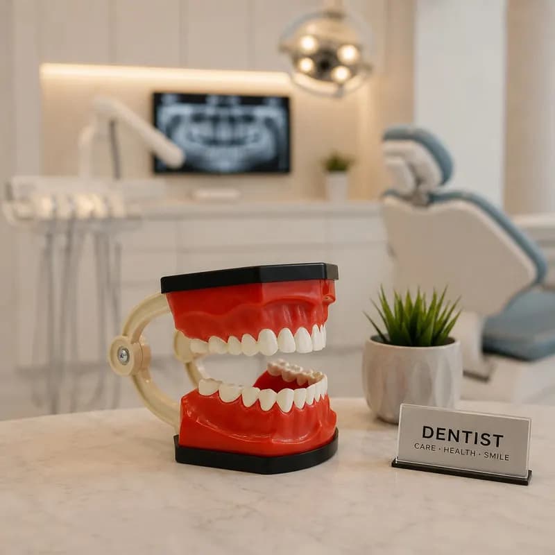 مولاژ آموزشی مدل دندان انسان سری کامل بزرگسال کد Dental_3X — تصویر ۵
