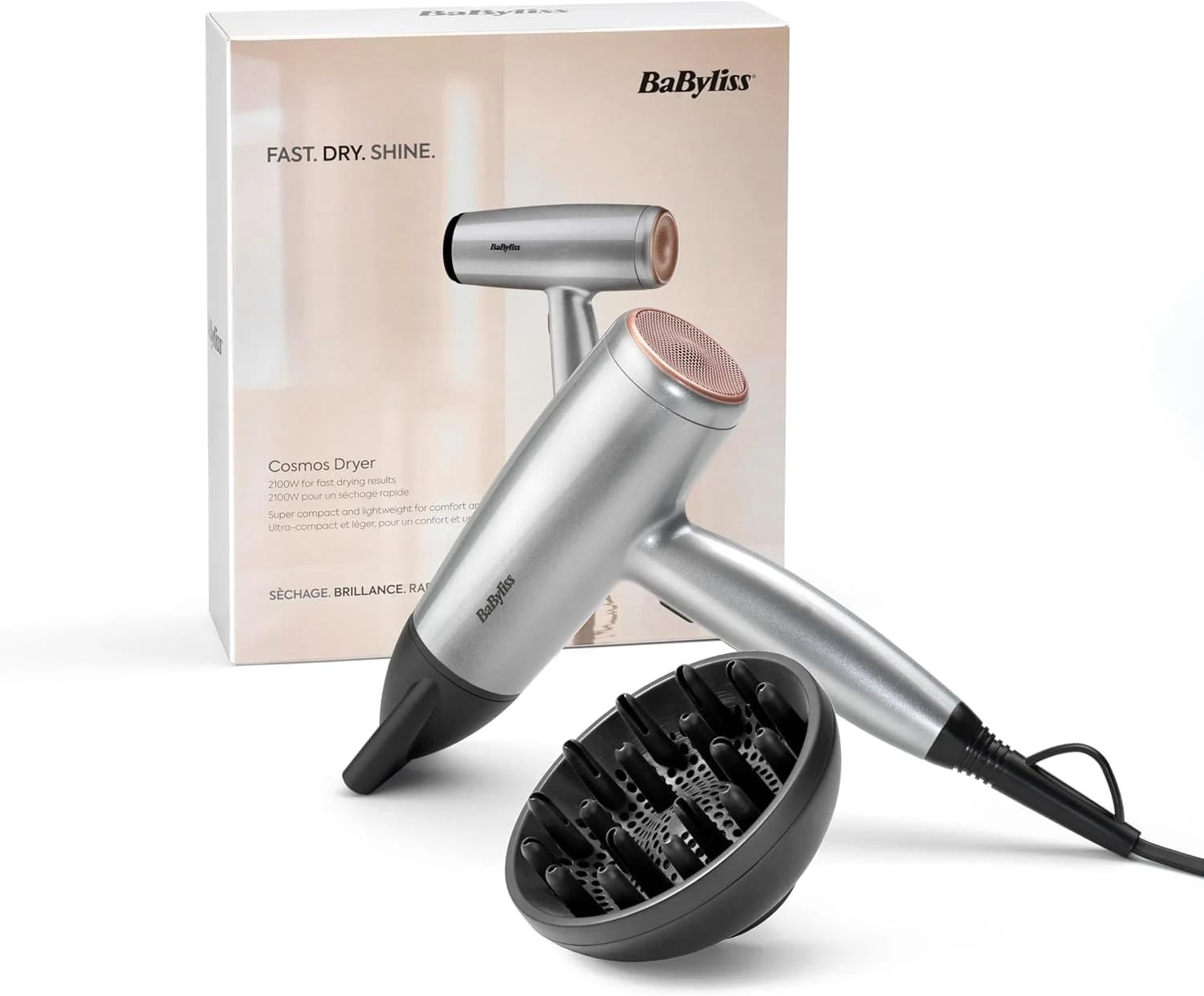 سشوار بابیلیس مدل D580DE ا BaByliss Cosmos Hair Dryer D580DE