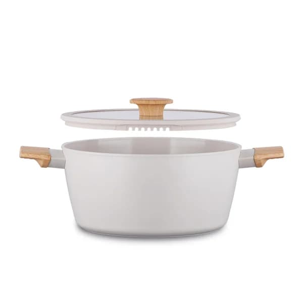 سرویس قابلمه 7 پارچه سرامیکی کرکماز مدل سراویتا A2793 ا Korkmaz Seravita 7-Piece Cookware Set A2793 — تصویر ۳