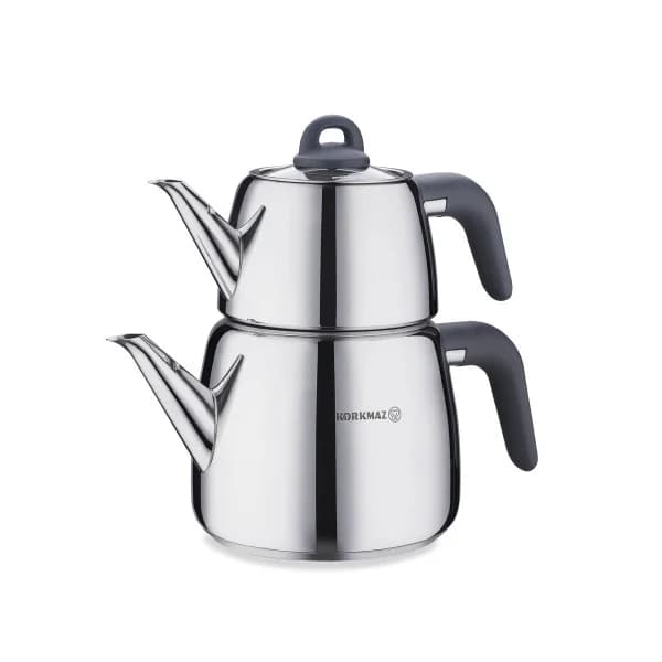 کتری و قوری کرکماز مدل بلا 03-A045 ا 03-KORKMAZ Bella Teapot Set 2 LT A045