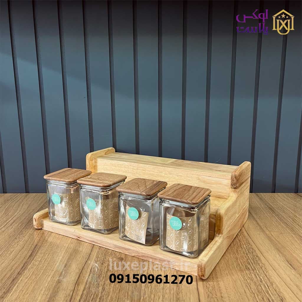 استند 3 طبقه چوبی پلکانی 138 — تصویر ۷