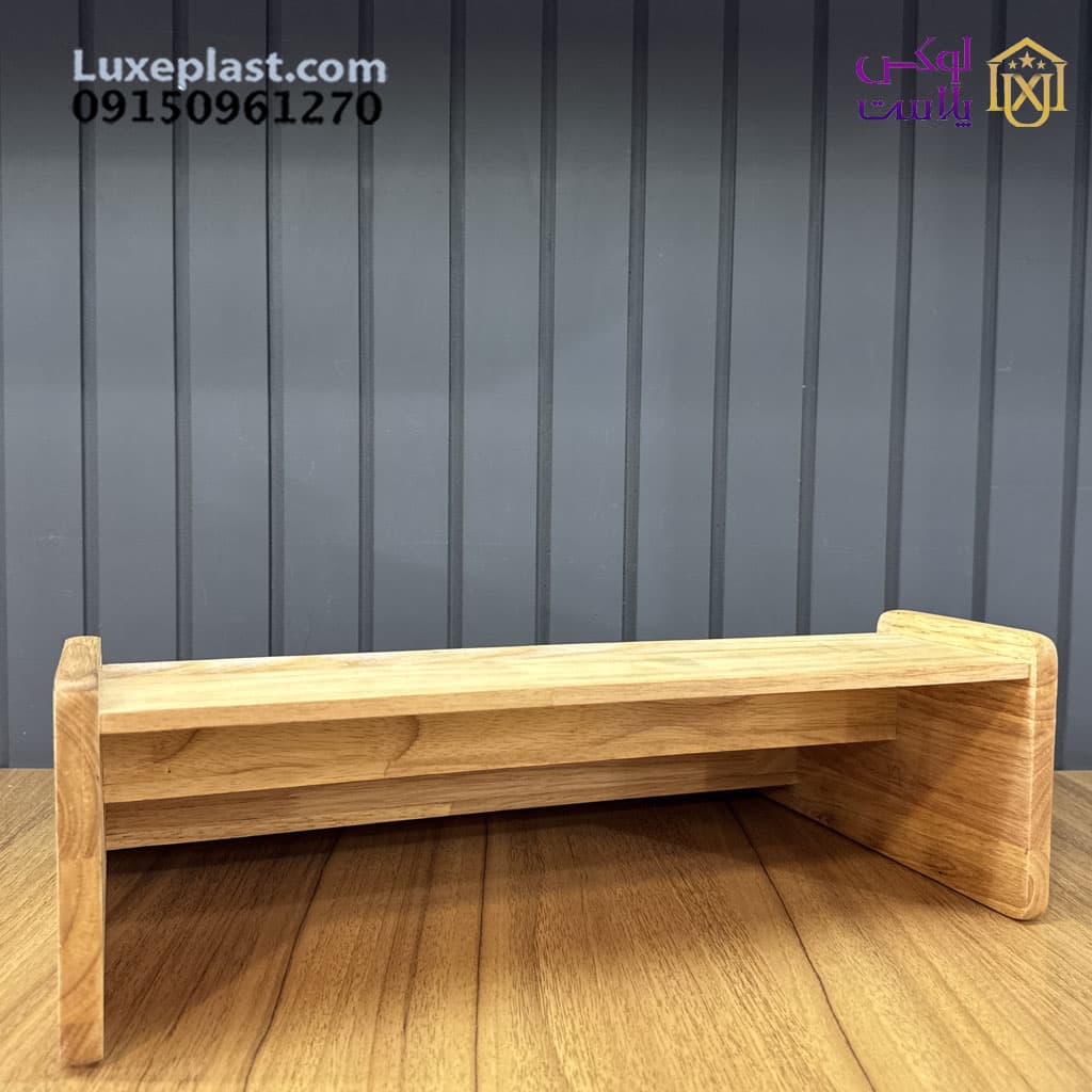 استند 3 طبقه چوبی پلکانی 138 — تصویر ۳